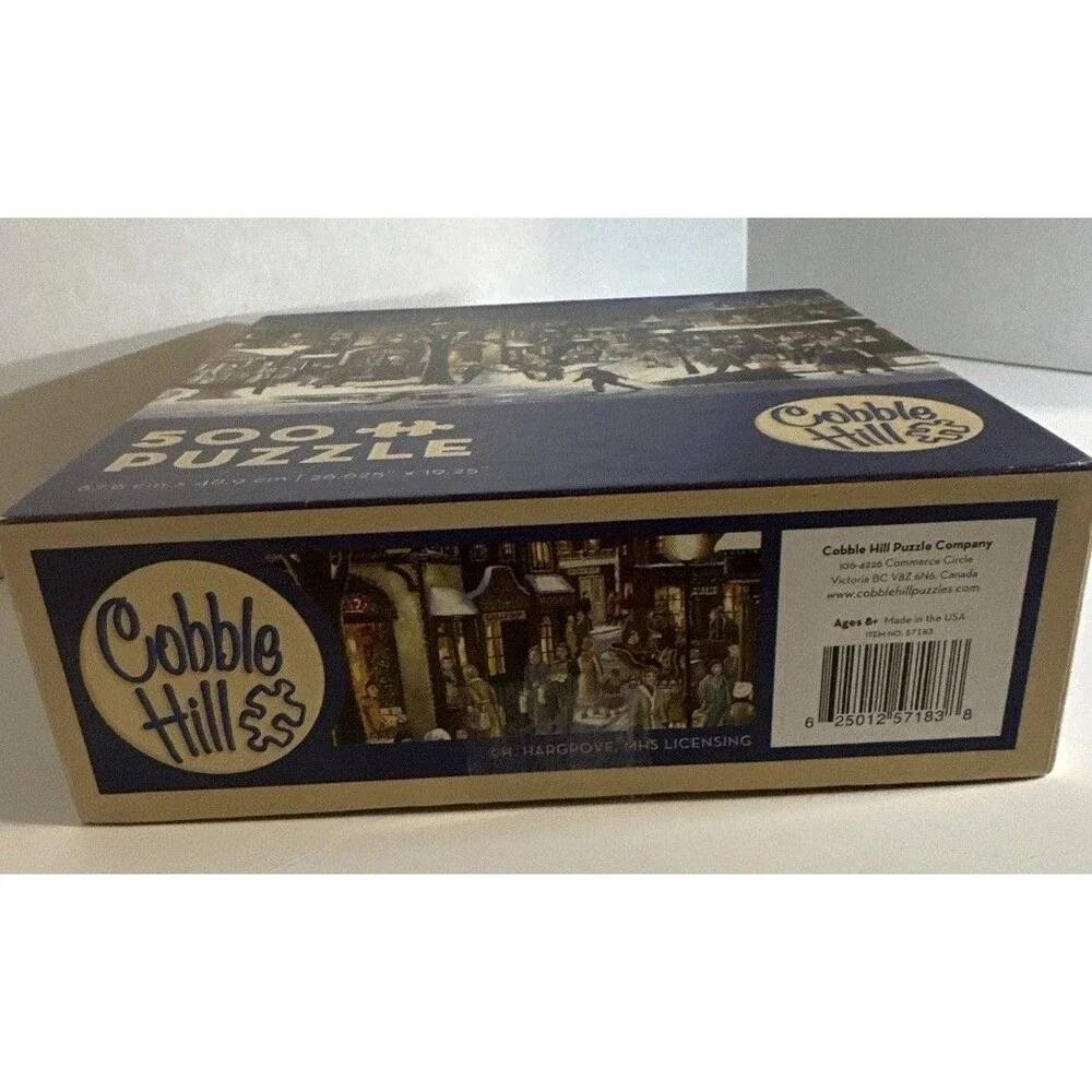 Cobble Hill 500 Pc Puzzle Tis The Season  Random Cut Pcs 26.625”x19.25”
